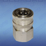 GRACO 3/8" NPT(f) Quick Disc Coupler, Stainless St OEM Part Number: 803-157