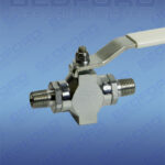 GRACO 1/4" NPT(mbe) Teflon 5000 PSI Ball Valve OEM Part Number: 214-037